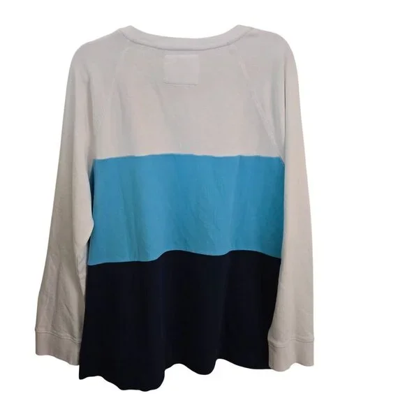 Lilly Pulitzer NWT Beach Comber Pullover Low Tide Navy Luxletic Size XXL